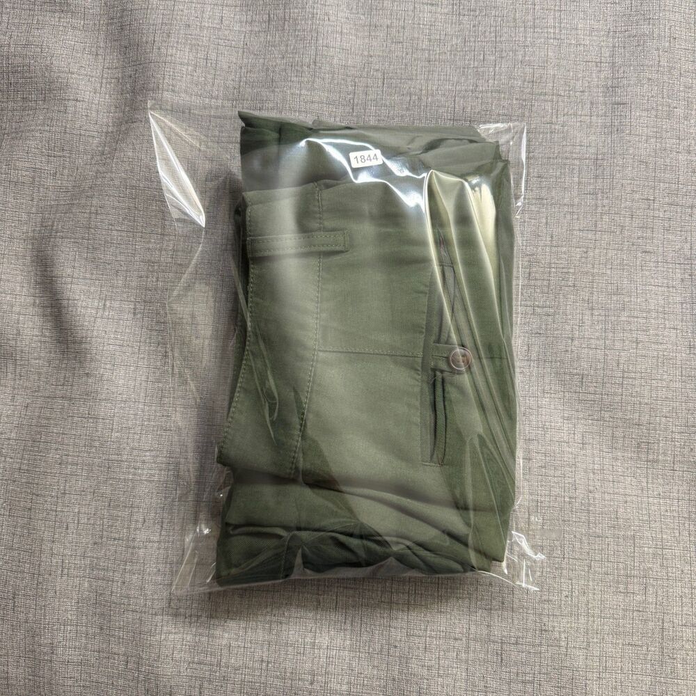 Madewell Pants Womens 4 Harlow Wide Leg High Rise Linen Blend Green Boho - Picture 15 of 15